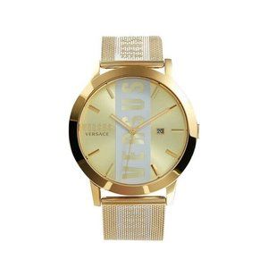 Gold Tone versace watch men